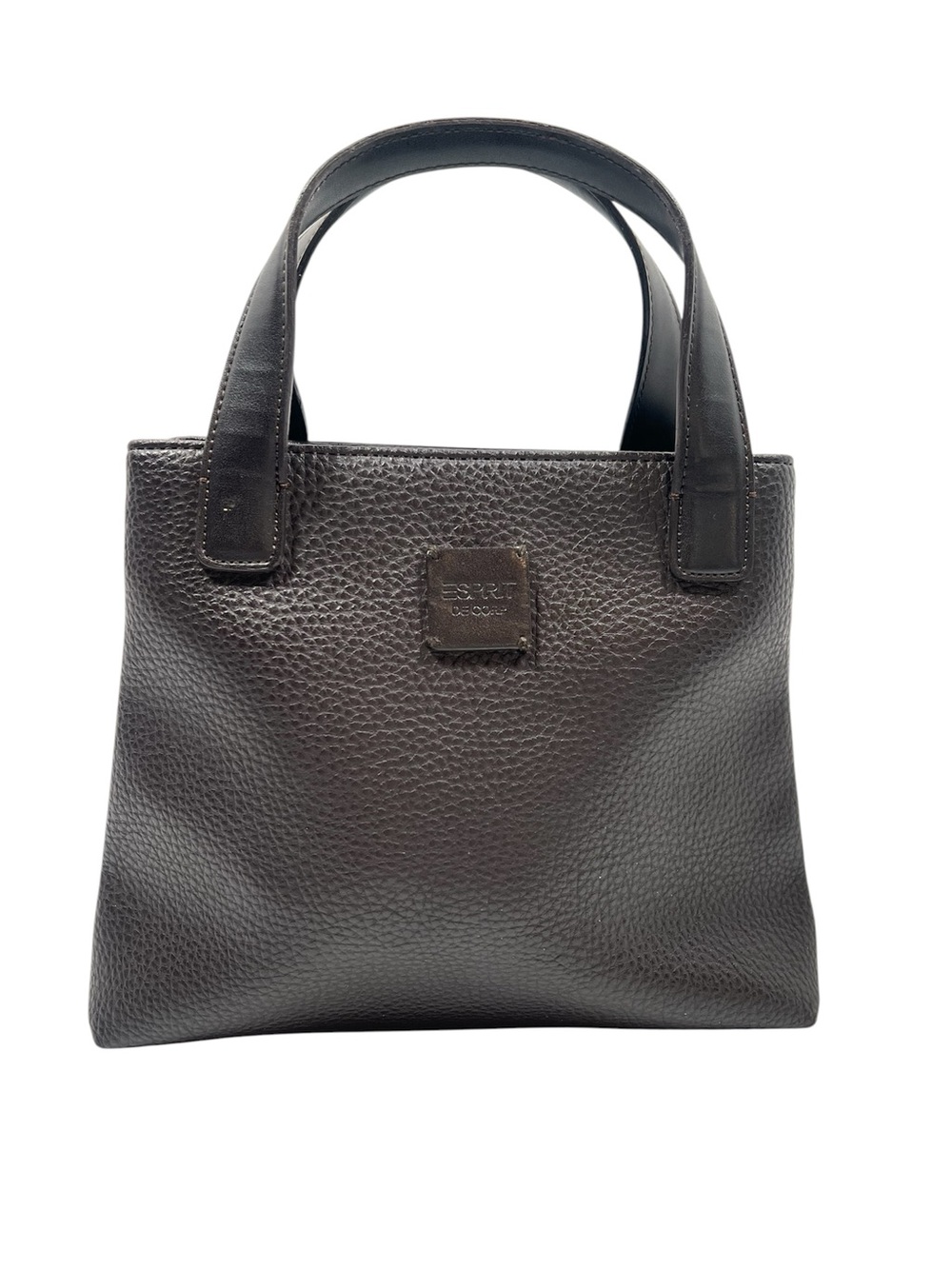 Vintage Esprit DeCorp 90s Y2K Mini Purse Bag Brown Pebbled